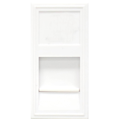 Donel Розетка DEC RJ45 UTP кат.5e, 1мод., бел. (22.5х45мм)