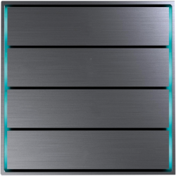 Donel Сенсорный кнопочный модуль KNX, 4 группы, космический серый. Серия устройств: DKNX