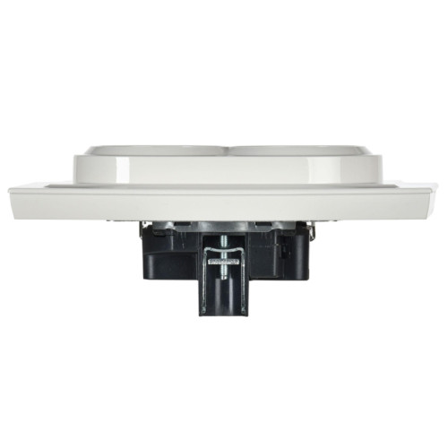 Розетка силов. IEK Brite РС12-3-БрБ BR-R21-16-K01-F 2розет. двойн. скрыт. зазем. IP20 белый (упак.:1шт) Розетка силов. IEK Brite РС12-3-БрБ BR-R21-16-K01-F 2розет. двойн. скрыт. зазем. IP20 белый (упак.:1шт)