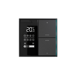 Donel Многофункциональный комнатный  термостат KNX,ЖК-экран, встроенный датчик температуры, метеорит, Cерия DKNX