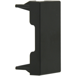 Donel Заглушка 1 мод., черн. матовая  (22.5х45мм)