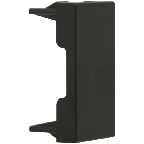 Donel Заглушка 1 мод., черн. матовая  (22.5х45мм)