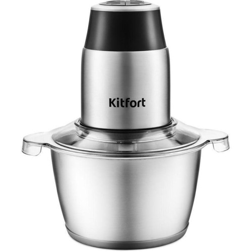 Измельчитель электрический Kitfort КТ-3024 2л. 350Вт серебристый