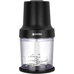 Измельчитель электрический Vitek VT-7131 0.3л. 800Вт черный