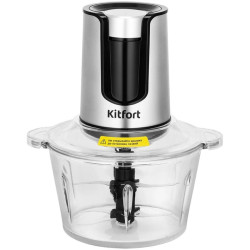 Измельчитель электрический Kitfort КТ-3515 1.4л. 500Вт серебристый/черный