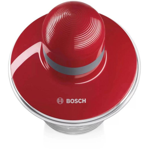 Измельчитель электрический Bosch MMR08R2 0.8л. 400Вт красный/серый