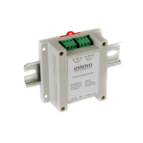 Датчик/ OSNOVO Автоматическое IP реле с функцией антизависания сетевого оборудования (Watch Dog) на 2 канала. Подключение и настройка через Wi-Fi или Ethernet порт. управление через WEB интерфейс
