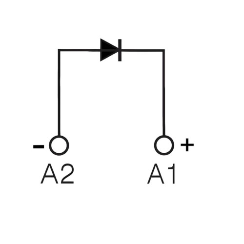 Модуль защиты/ Модуль защиты, диод A1+, 6-250V DC