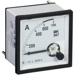 Амперметр Э47 600/5А кл. точн. 1,5 96х96мм