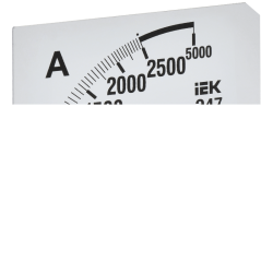 Шкала смен. для амперметра Э47 2500/5А-1,5 72х72мм IEK
