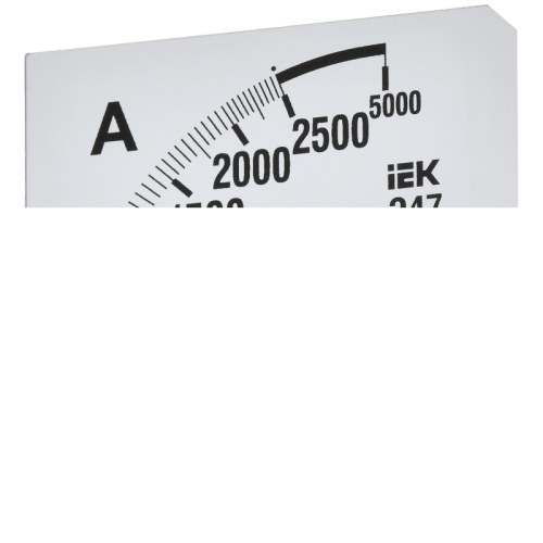 Шкала смен. для амперметра Э47 2500/5А-1,5 72х72мм IEK