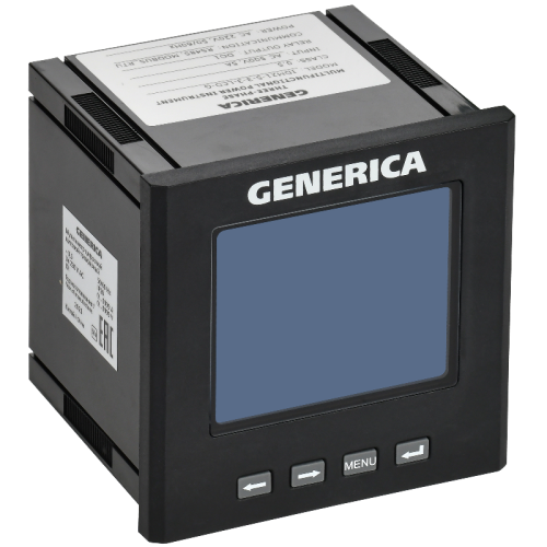 Мультиметр цифр. щит. 3-ф. DO RS-485 96х96 LCD GENERICA