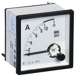 Амперметр Э47 10А кл. точн. 1,5 96х96мм