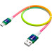 GCR Кабель 1.2m MicroUSB быстрая зарядка, GRADIENT, 28/24 AWG