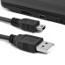 Greenconnect Кабель 1.0m USB 2.0, AM/mini 5P, черный, 28/28 AWG, экран, армированный, морозостойкий, GCR-UM2M5P-BB2S-1.0m