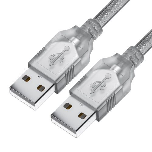 Greenconnect Кабель 1.8m USB 2.0, AM/AM, прозрачный, 28/28 AWG, экран, армированный, морозостойкий, GCR-UM3M-BB2S-1.8m Greenconnect Кабель 1.8m USB 2.0, AM/AM, прозрачный, 28/28 AWG, экран, армированный, морозостойкий, GCR-UM3M-BB2S-1.8m
