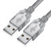 Greenconnect Кабель 1.8m USB 2.0, AM/AM, прозрачный, 28/28 AWG, экран, армированный, морозостойкий, GCR-UM3M-BB2S-1.8m Greenconnect Кабель 1.8m USB 2.0, AM/AM, прозрачный, 28/28 AWG, экран, армированный, морозостойкий, GCR-UM3M-BB2S-1.8m