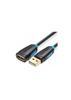 Кабель-удлинитель Vention USB 2.0 AM/AF - 2м Черный