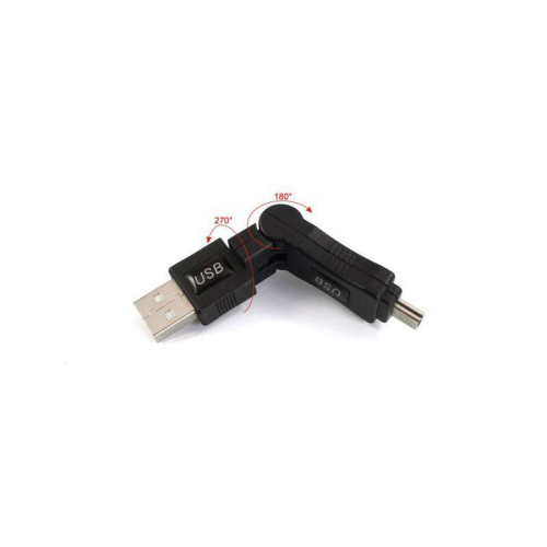 GCR Переходник USB 2.0 AM / MiniUSB, поворотный 360 градусов, GC-AM2M5 GCR Переходник USB 2.0 AM / MiniUSB, поворотный 360 градусов, GC-AM2M5