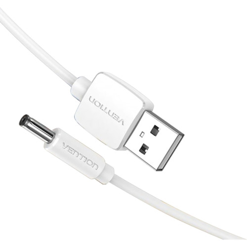 Кабель Vention USB AM/DC-jack 3.5мм M - 0.5м Белый