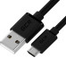 GCR Кабель 0.5m MicroUSB, черный, быстрая зарядка, 28/24 AWG, GCR-53608