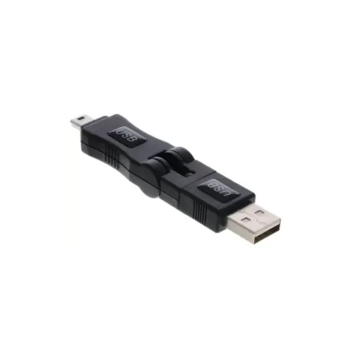GCR Переходник USB 2.0 AM / MiniUSB, поворотный 360 градусов, GC-AM2M5 GCR Переходник USB 2.0 AM / MiniUSB, поворотный 360 градусов, GC-AM2M5