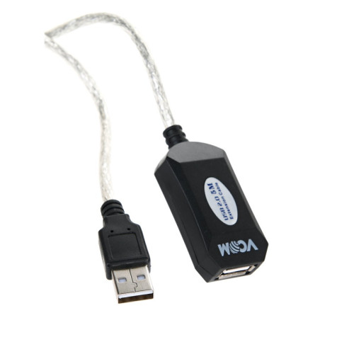 Кабель-адаптер/ Кабель-адаптер USB2.0-repeater, удлинительный активный <Am-->Af> 5м VCOM <VUS7049-5M> Кабель-адаптер/ Кабель-адаптер USB2.0-repeater, удлинительный активный <Am-->Af> 5м VCOM <VUS7049-5M>