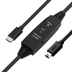 GCR PRO Кабель интерфейсный USB 3.0 (USB 3.2 Gen 1) Type C 0.5m, АМ / CM, 5 Гбит/с, черный, AL сase, экранирование, армирование, GCR-56019