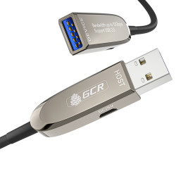 GCR PRO Удлинитель 40.0m USB 3.1 (USB 3.2 Gen 2) оптический AM/AF, 10 Гбит/с, совместим с USB 3.0 и USB 2.0, GCR-56687