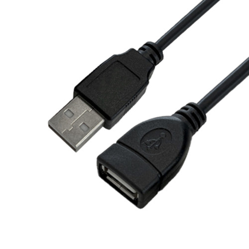 Удлинитель 1.8m USB 2.0, AM/AF, черный