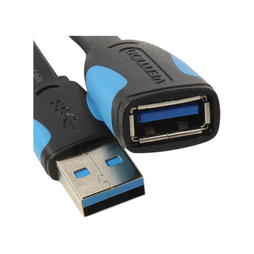 Кабель-удлинитель Vention USB 3.0 AM/AF - 2 м плоский