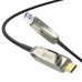 GCR Кабель USB 3.1 (USB 3.2 Gen 2) Type-C, 7.5m, оптический, AM / CM, 10 Гбит/с, черный