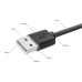 GCR Кабель питания 2.0m USB AM / DC 3.5х1.35 mm угловой, черный, GCR-56036