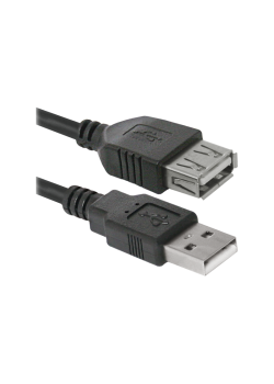 Defender USB кабель USB02-06 USB2.0 AM-AF, 1.8м