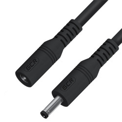 GCR Удлинитель кабеля питания 1.0m DC Jack 5.5mm  / DC Jack 5.5mm, М/F