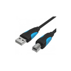 Кабель Vention USB 2.0 AM/BM  - 2м. Черный