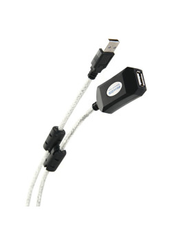 Кабель-адаптер/ Кабель-адаптер USB2.0-repeater, удлинительный активный <Am-->Af> 25м Aopen<ACU823-25M>