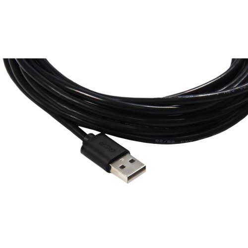 GCR Кабель 1.8m USB 2.0, AM/BM, черный, 28/28 AWG, экран, армированный, морозостойкий, GCR-UPC5M-BB2S-1.8m