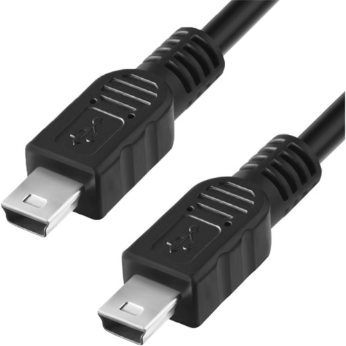 Greenconnect Кабель 0.2m USB 2.0, MiniUSB, M/M, черный, 28/28 AWG, GCR-50817