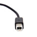 Greenconnect Кабель 1.0m USB 2.0, AM/BM, черный, 28/28 AWG, экран, армированный, морозостойкий, GCR-UPC5M-BB2S-1.0m