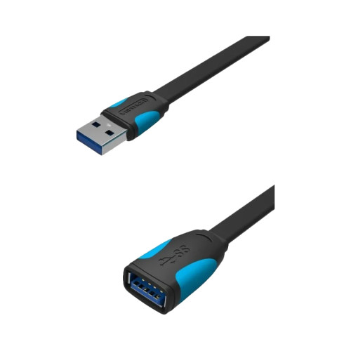 Кабель-удлинитель Vention USB 3.0 AM/AF - 2 м плоский