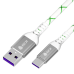 GCR Кабель 0.5m, TypeC, быстрая зарядка 18W, поддержка QC, PD, бело-зеленый, AL case серебро, 28/24 AWG, GCR-55287 GCR Кабель 0.5m, TypeC, быстрая зарядка 18W, поддержка QC, PD, бело-зеленый, AL case серебро, 28/24 AWG, GCR-55287