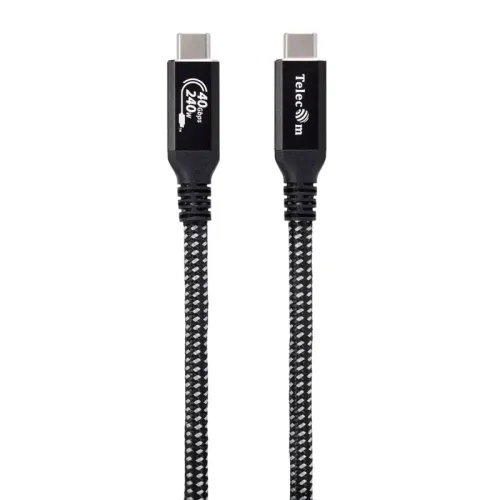 Кабель/ Кабель USB4 TypeCM/CM 8K@30Hz, 40GBps, PD 240W, медь Telecom 1.5м <TUS840-1.5M>