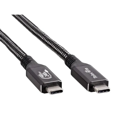 Кабель/ Кабель USB4 TypeCM/CM 8K@30Hz, 40GBps, PD 240W, медь Telecom 1.5м <TUS840-1.5M>