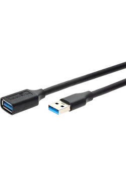Кабель/ Кабель удлинительный USB3.0 Am-Af 3m Telecom черный (TUS708-3M)