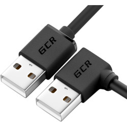 Greenconnect Кабель 1.0m USB 2.0, AM угловой/AM, 28/28 AWG, экран, армированный, морозостойкий, GCR-AUM5M-1.0m