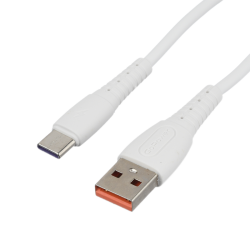 Кабель/ Кабель GoPower GP07T USB (m)-Type-C (m) 1.0м 2.4A силикон белый (1/200/800)