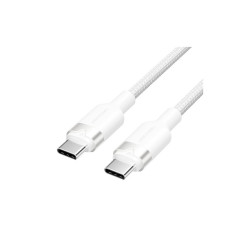 Кабель Vention USB 2.0 CM/CM - 1м. Белый 3А PD60W