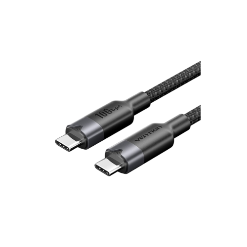 Кабель Vention USB 3.2 Gen2 CM/CM - 1м. Черный 5А PD100W, шт.