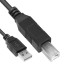 Кабель 1.0m USB 2.0, AM/BM, черный